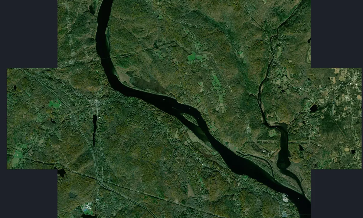 Flyfoto av Haddam Island