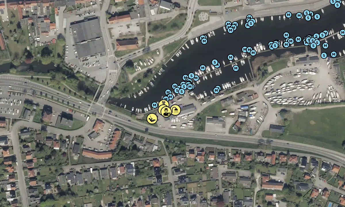 Satelite image of Haderslev Sejlforening