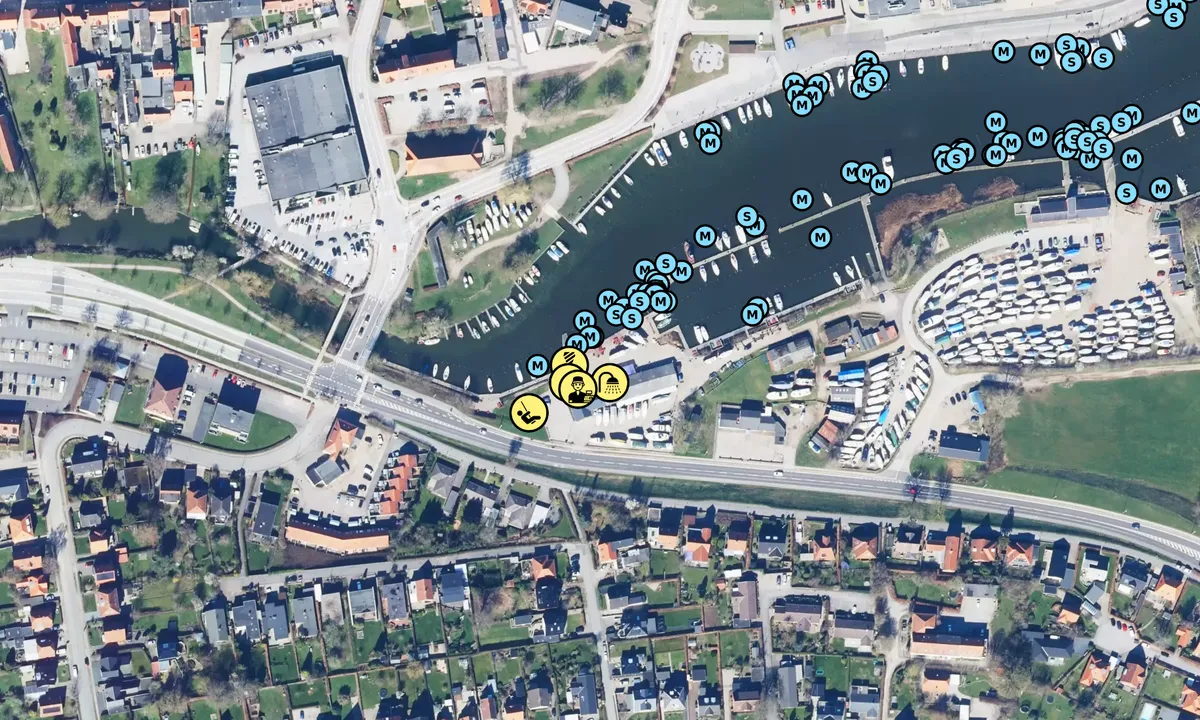 Satelite image of Haderslev Sejlforening