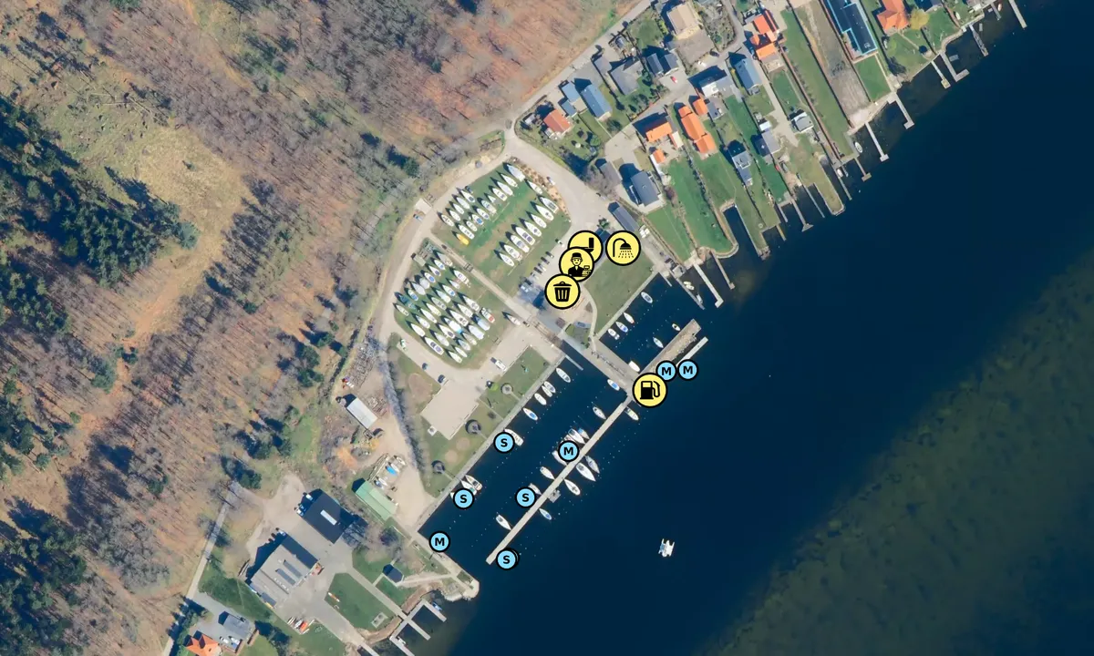 Satelite image of Hadsund Lystbådehavn
