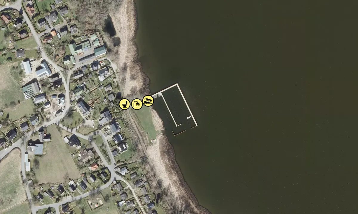 Satelite image of Hafen Borgwedel