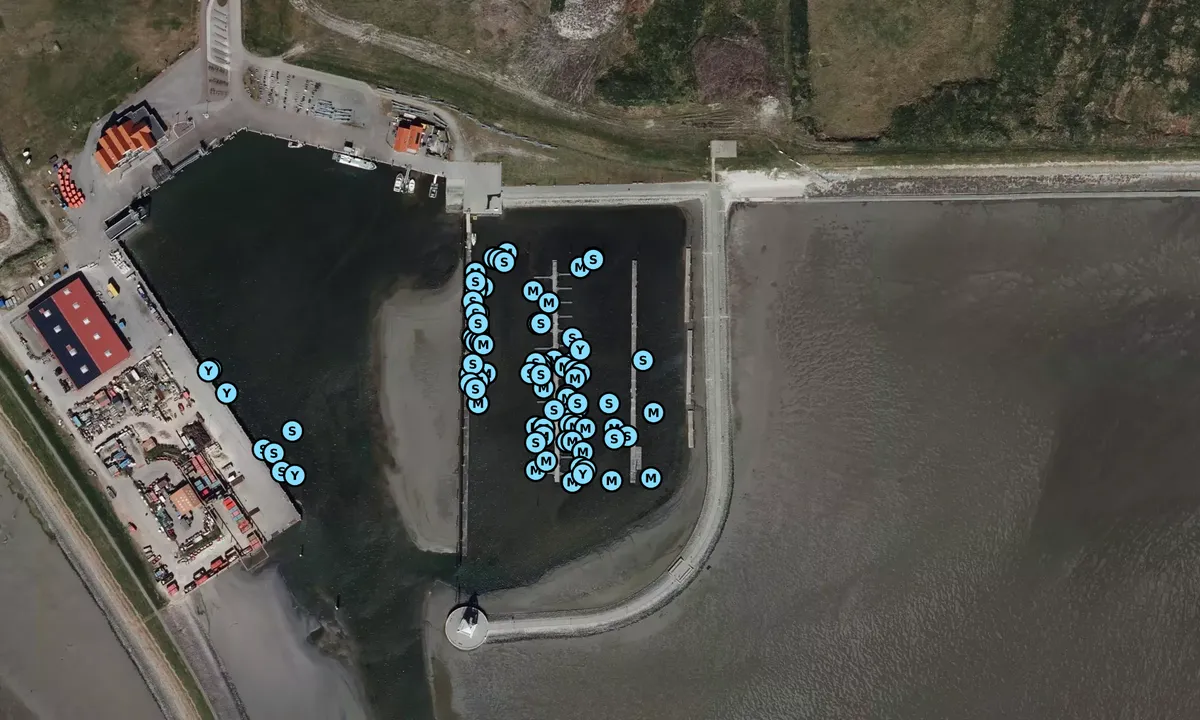 Satelite image of Hafen Juist