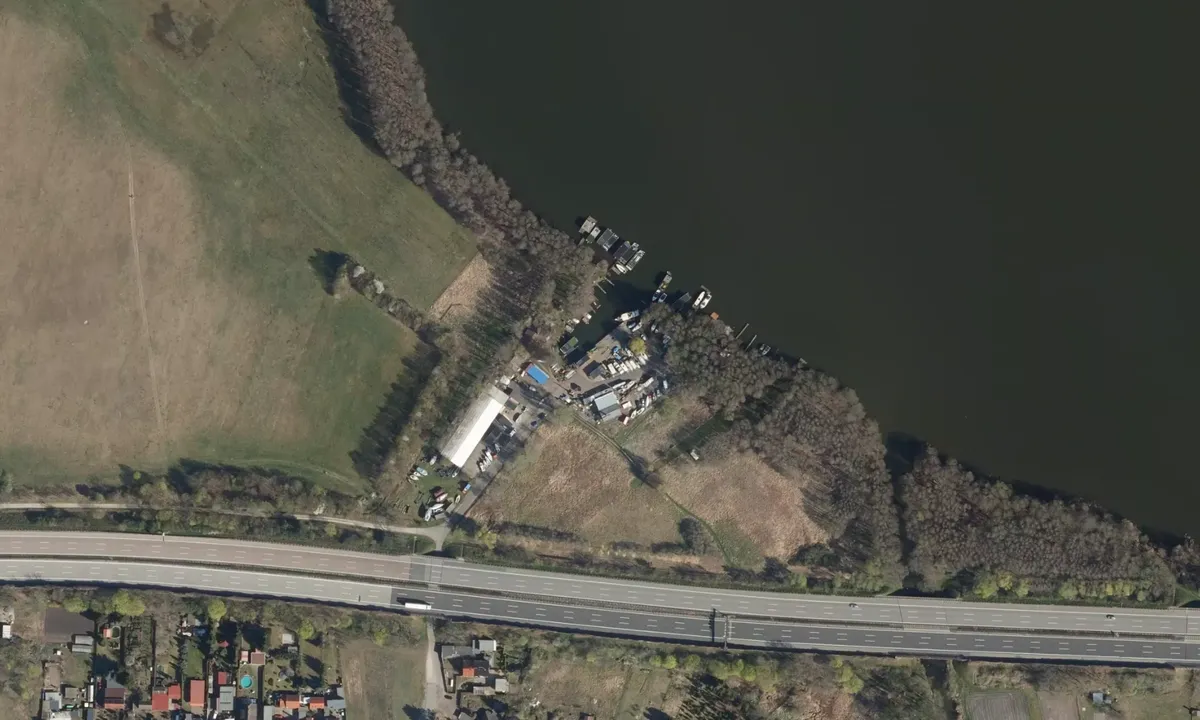 Flyfoto av Hafen Nahmitz