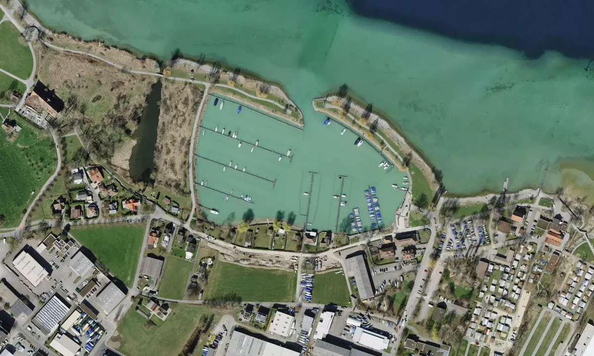 Flyfoto av Hafen Seegarten Kreuzlingen