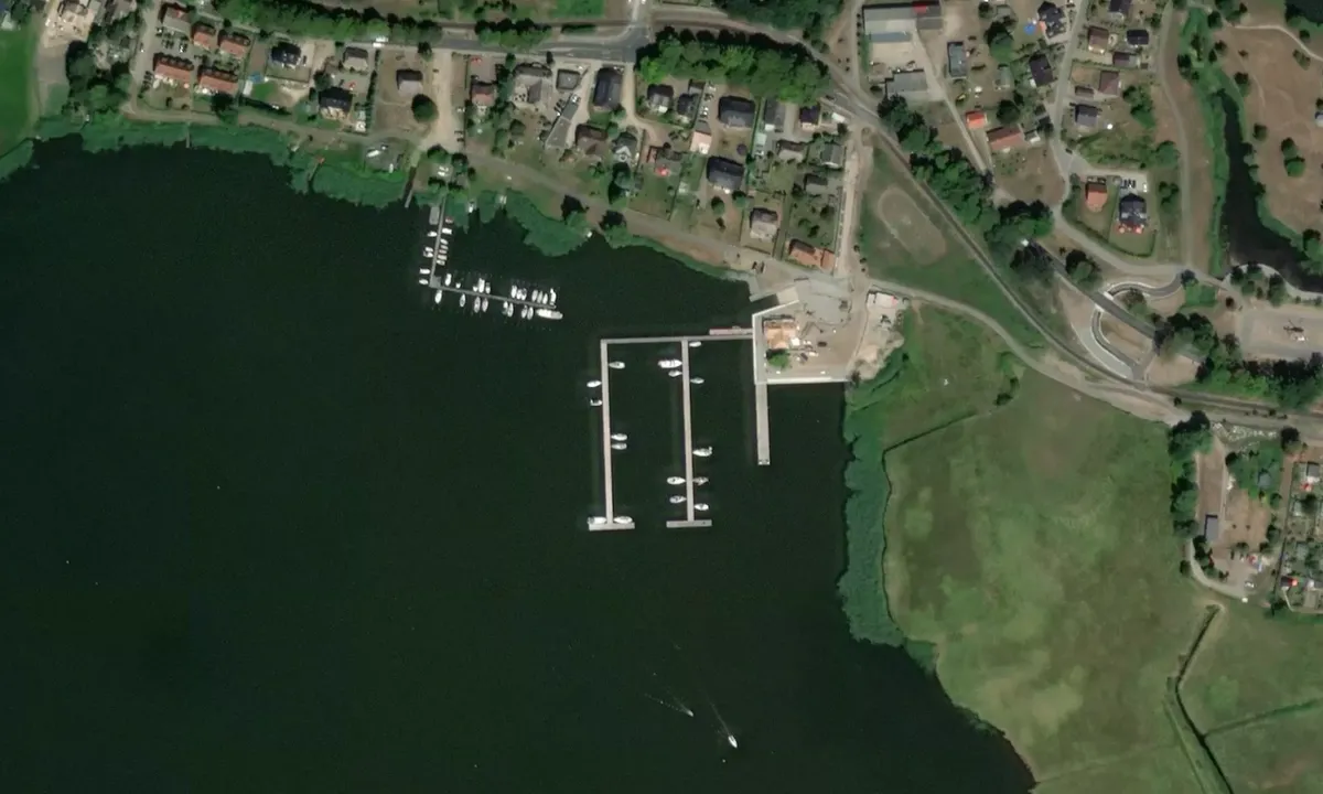 Flyfoto av Hafen Sellin