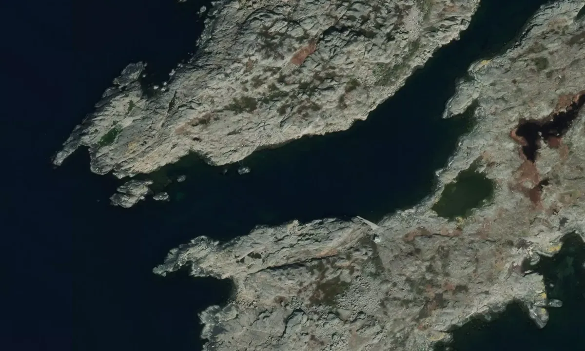 Flyfoto av Halleskär - Klätten