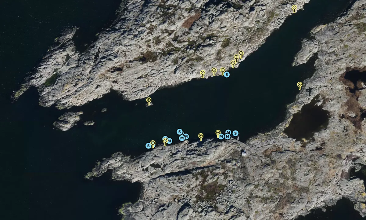 Satelite image of Halleskär - Klätten
