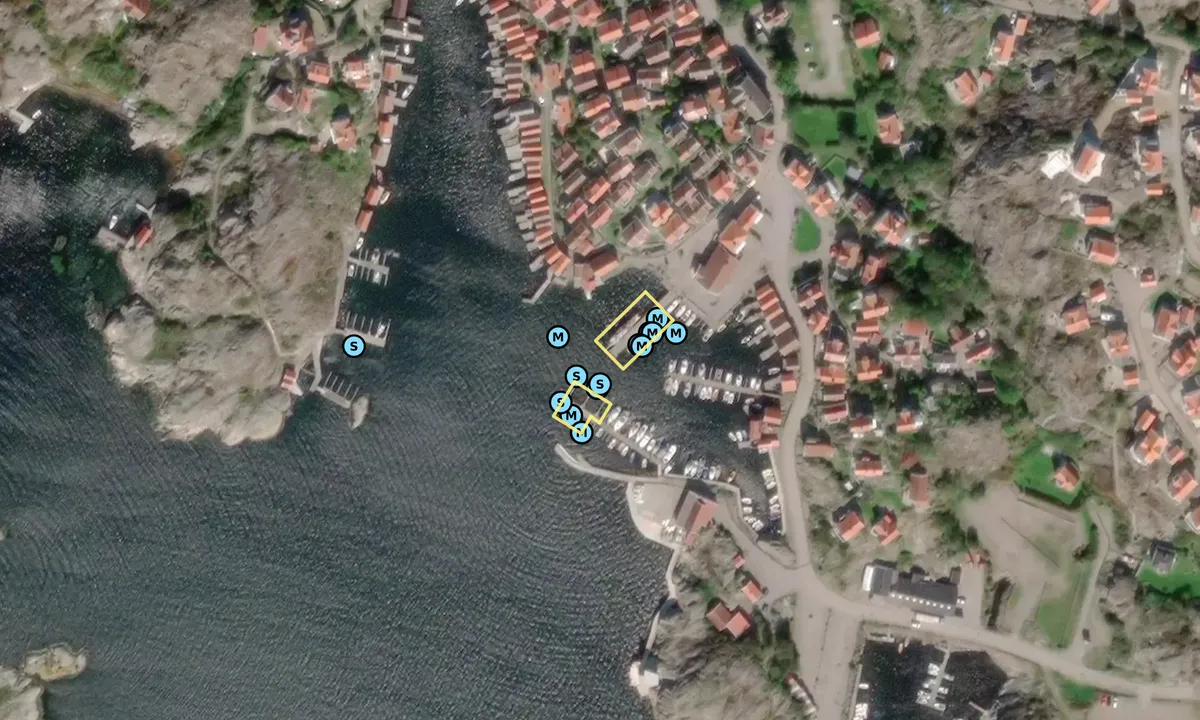 Satelite image of Hälleviksstrand