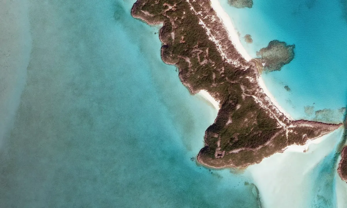 Satelite image of Halls Pond Cay