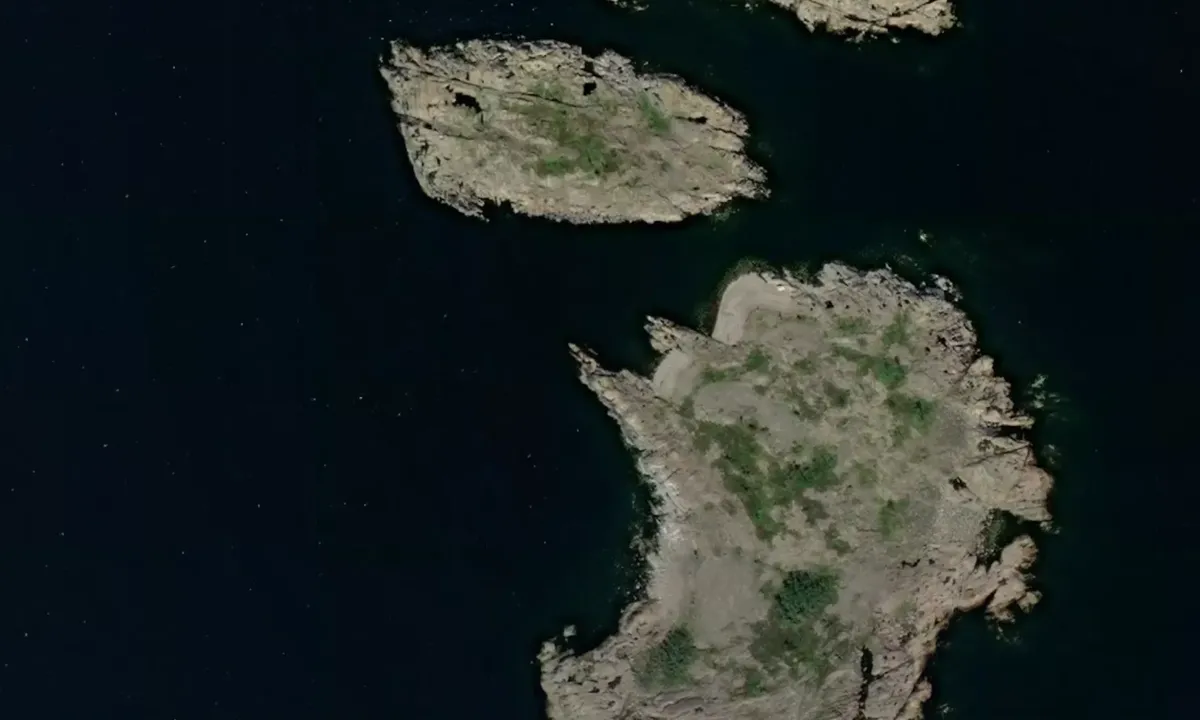 Satelite image of Hållskären
