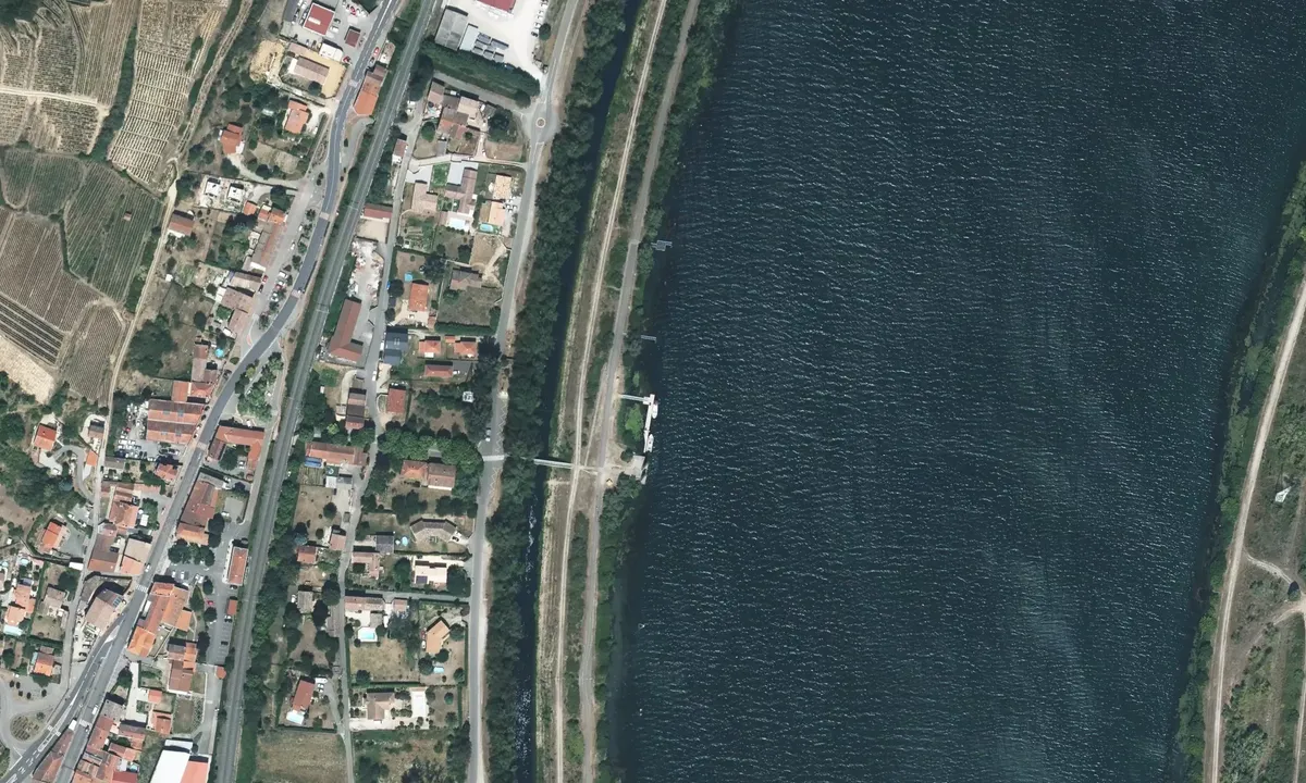 Satelite image of Halte fluival de chavanay
