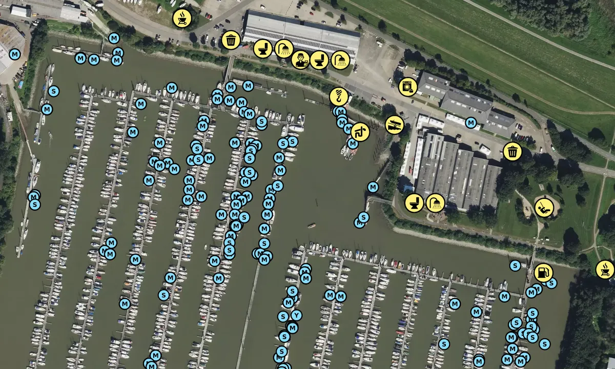 Satelite image of Hamburger Yachthafen