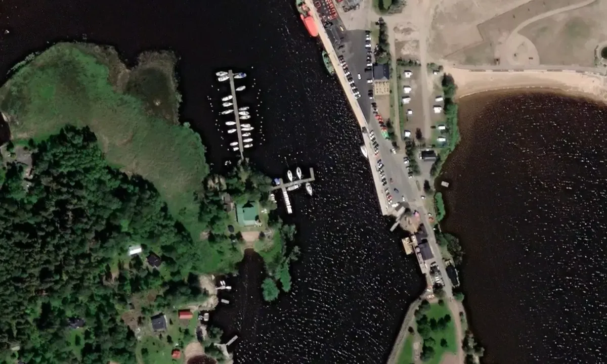 Satelite image of Hamina sails club harbour