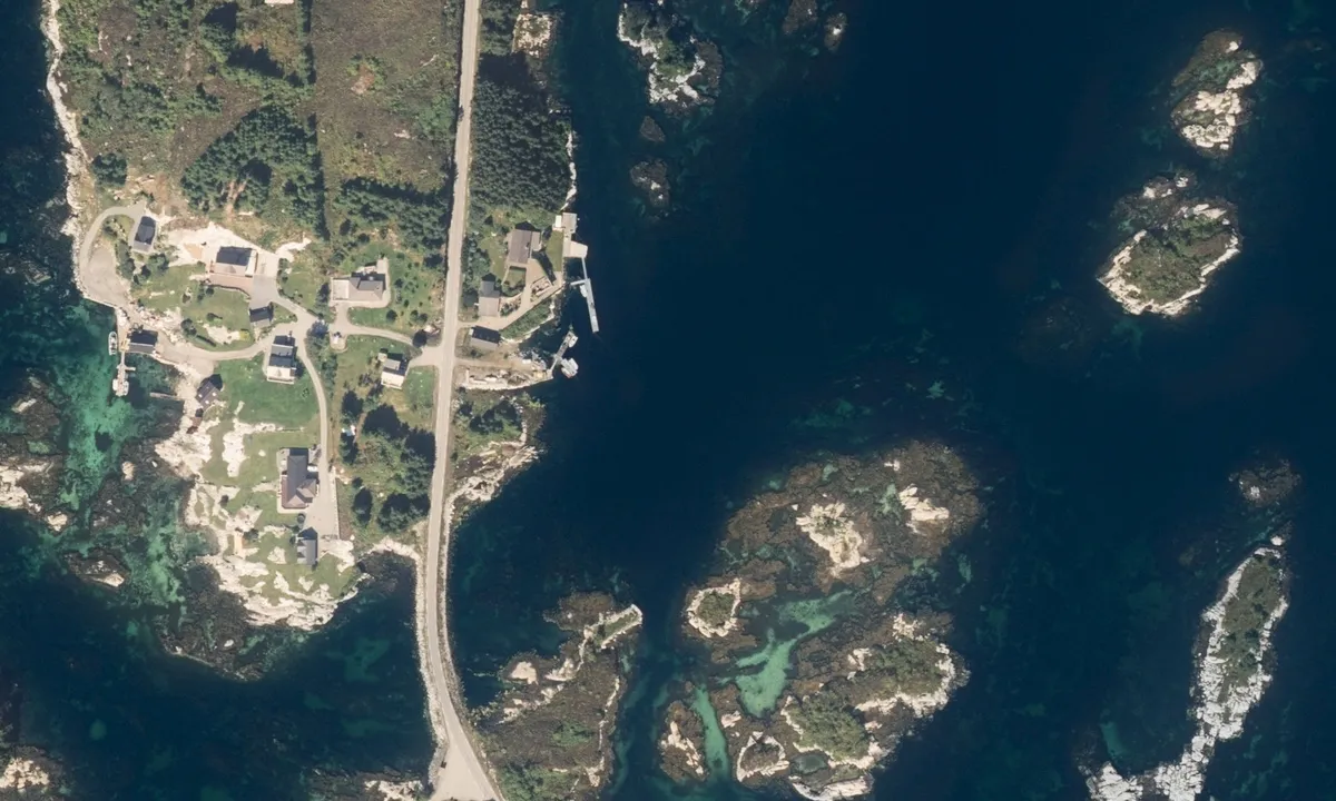 Flyfoto av Hammarøy