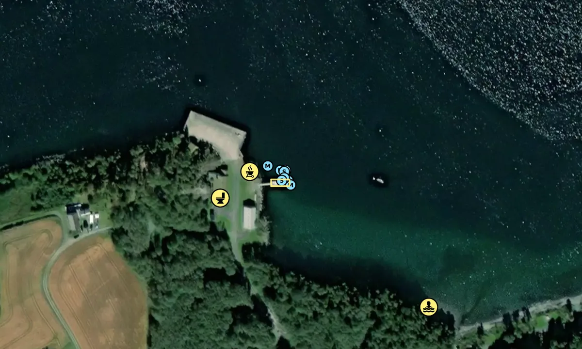 Satelite image of Håmmårsbukta