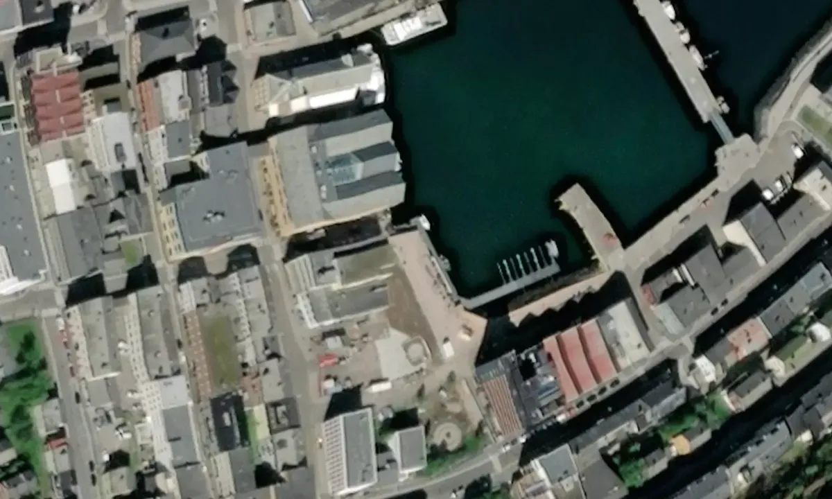 Satelite image of Hammerfest
