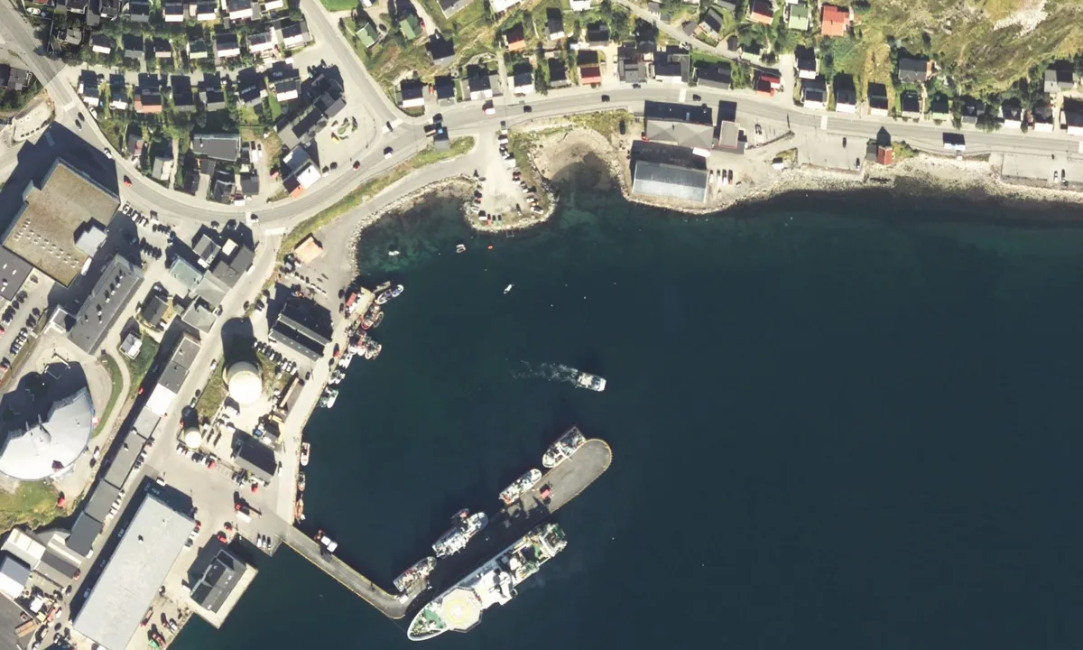 Flyfoto av Hammerfest - Finnmark
