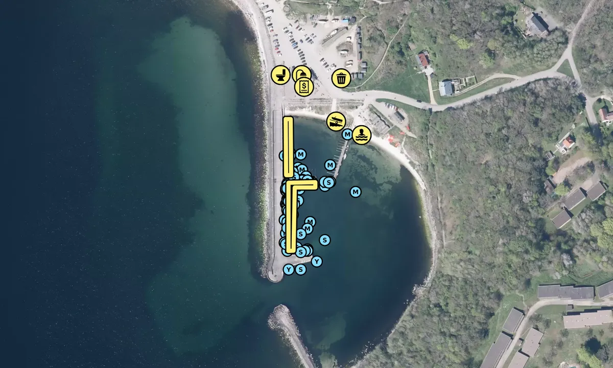 Satelite image of Hammerhavn - Allinge