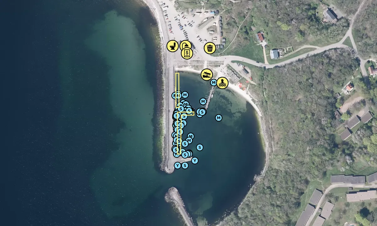 Satelite image of Hammerhavn - Allinge