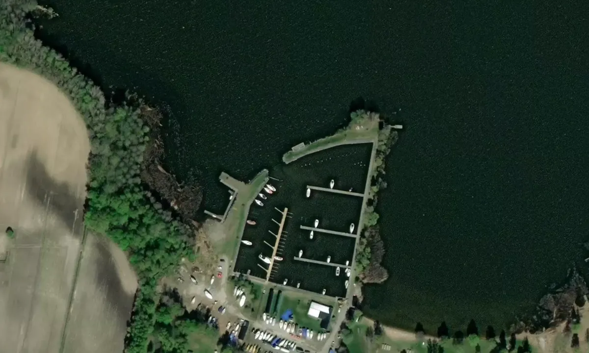 Satelite image of Hampetorp