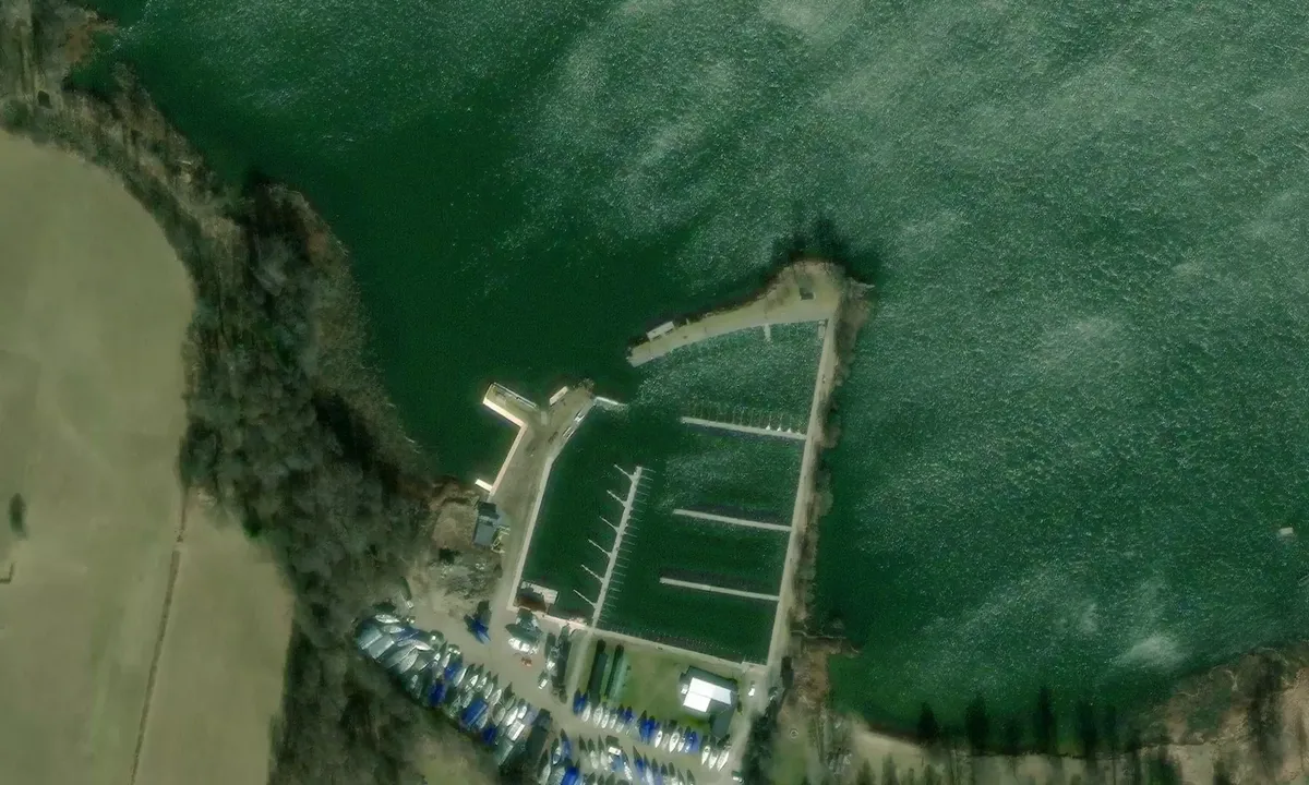 Satelite image of Hampetorp