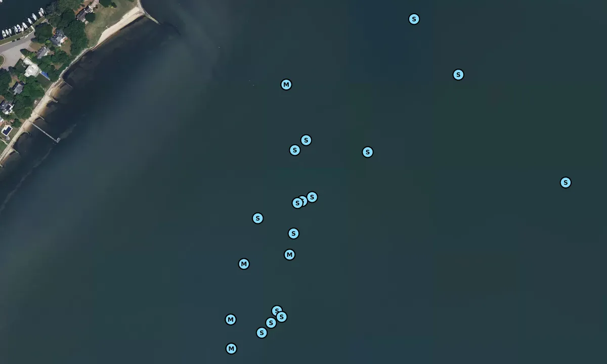 Satelite image of Hampton Entrance