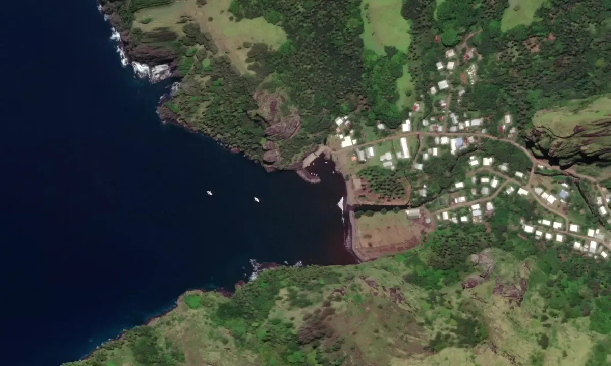Flyfoto av Hanavave
