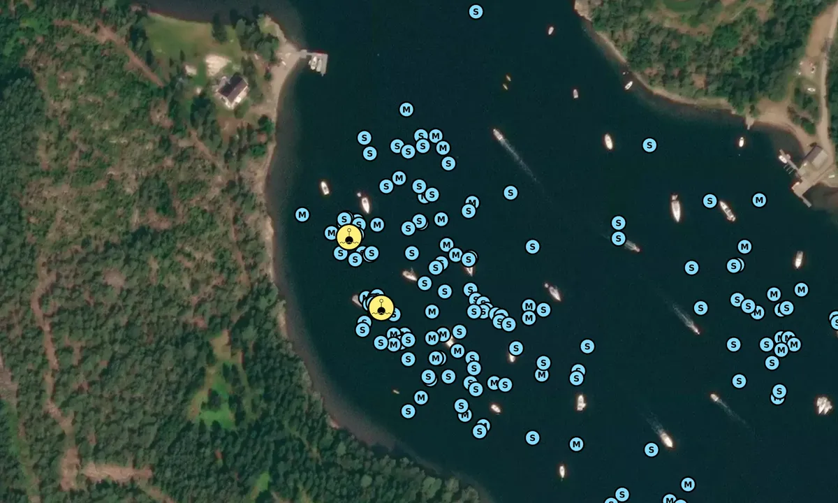 Satelite image of Hankøsundet