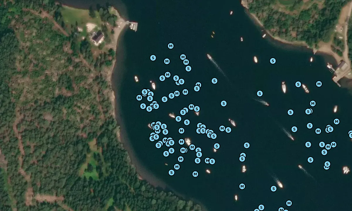 Satelite image of Hankøsundet