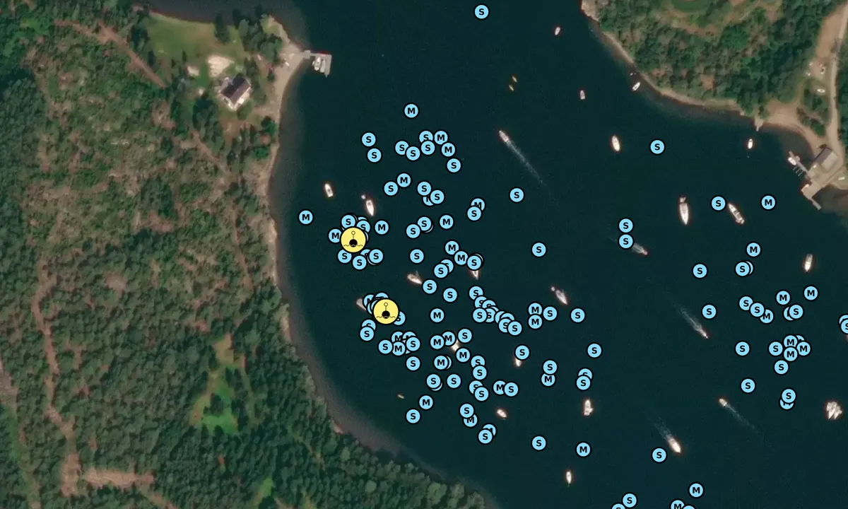 Satelite image of Hankøsundet