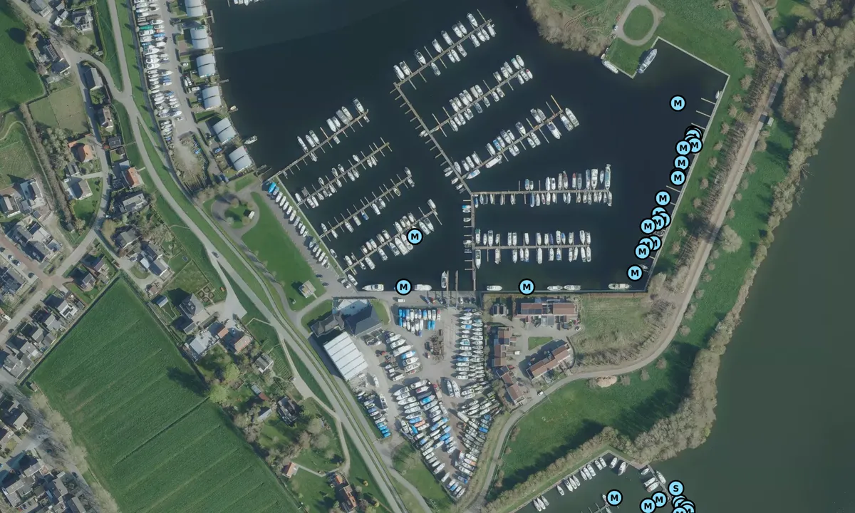 Satelite image of Hanzeland Yacht Harbour