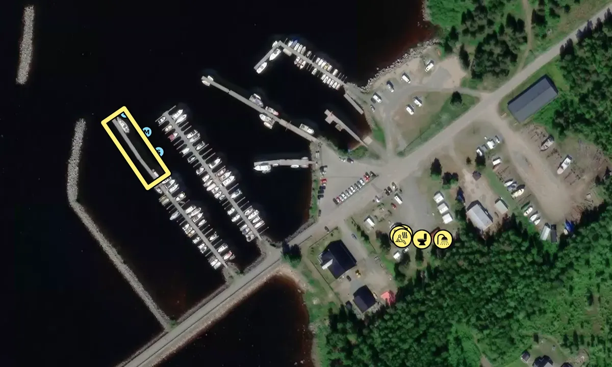Satelite image of Haparandahamn