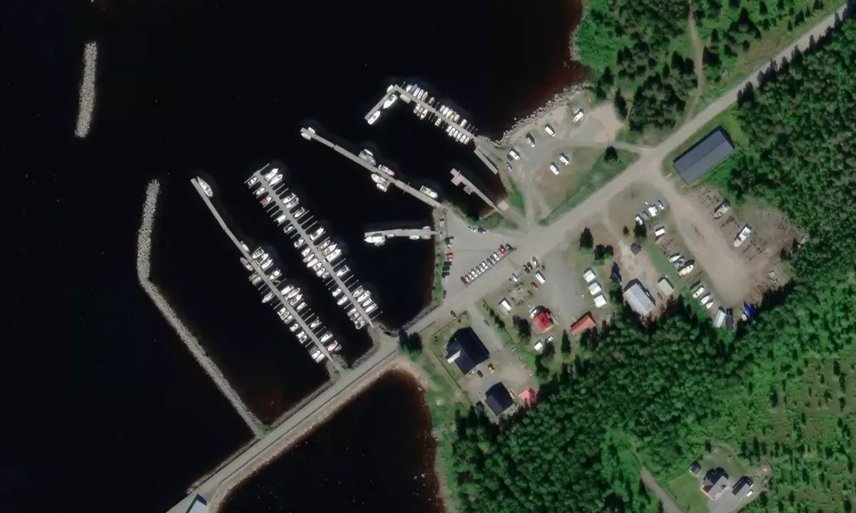 Flyfoto av Haparandahamn
