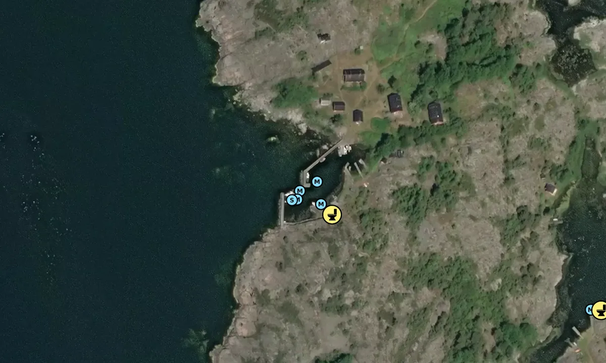 Flyfoto av Häradskär gästhamn