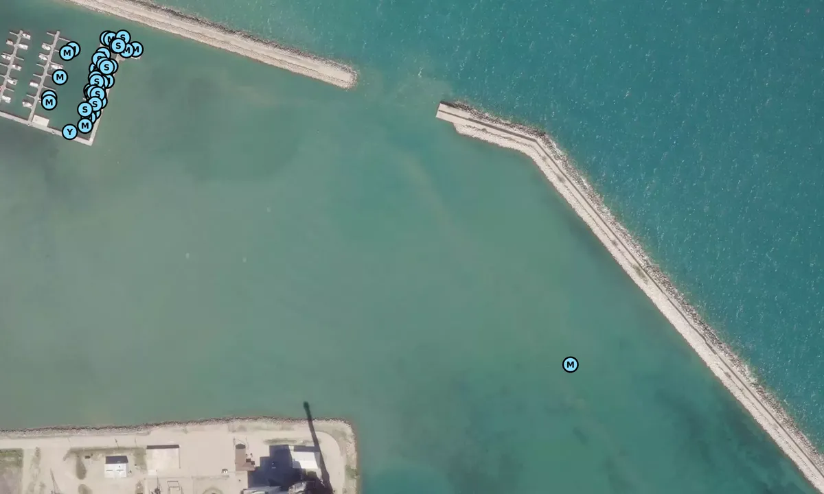 Satelite image of Harbor Beach - 2