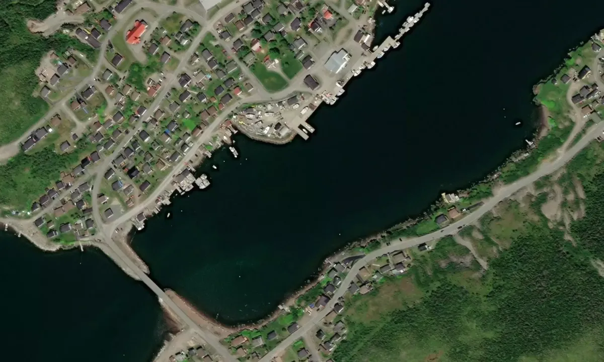 Flyfoto av Harbor Breton