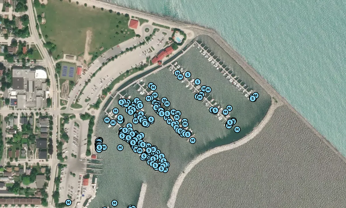 Satelite image of Harbor Centre Marina