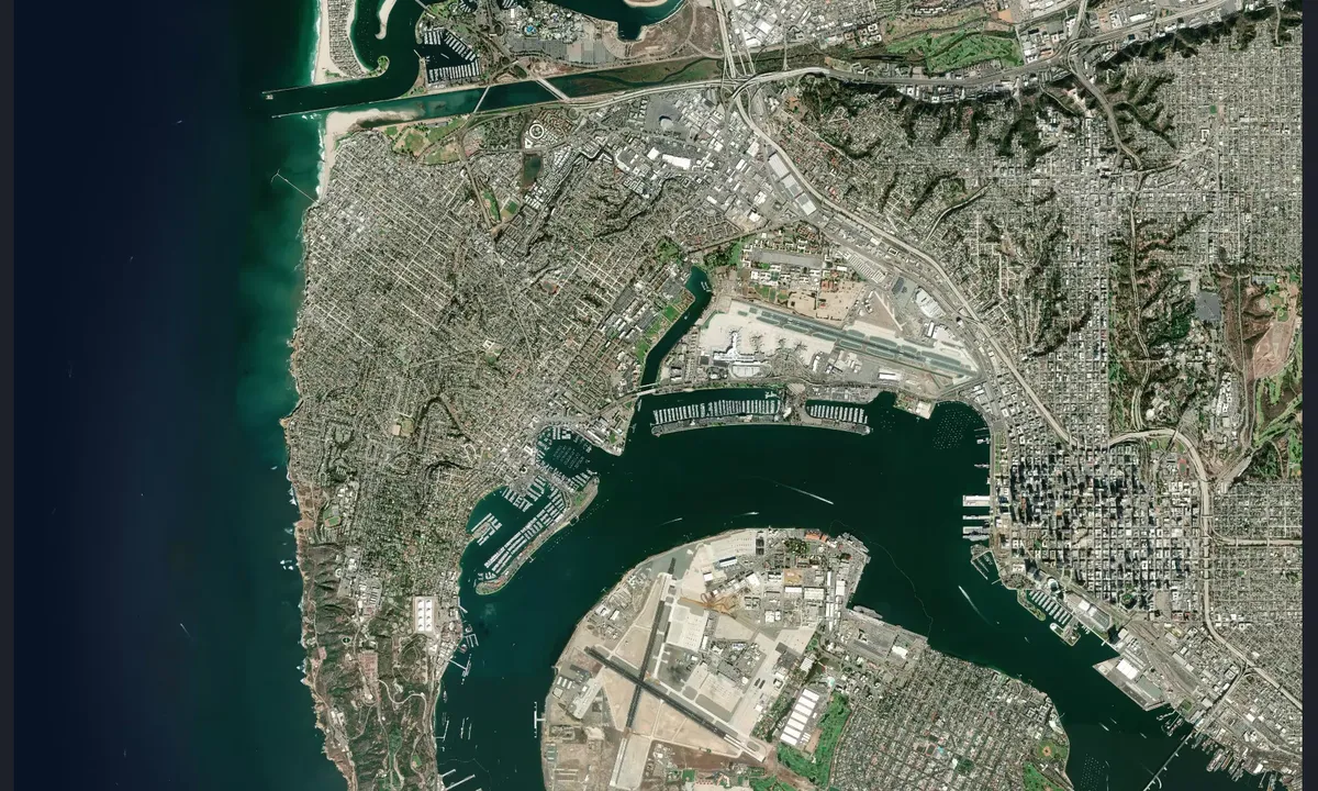 Flyfoto av Harbor Island West Marina