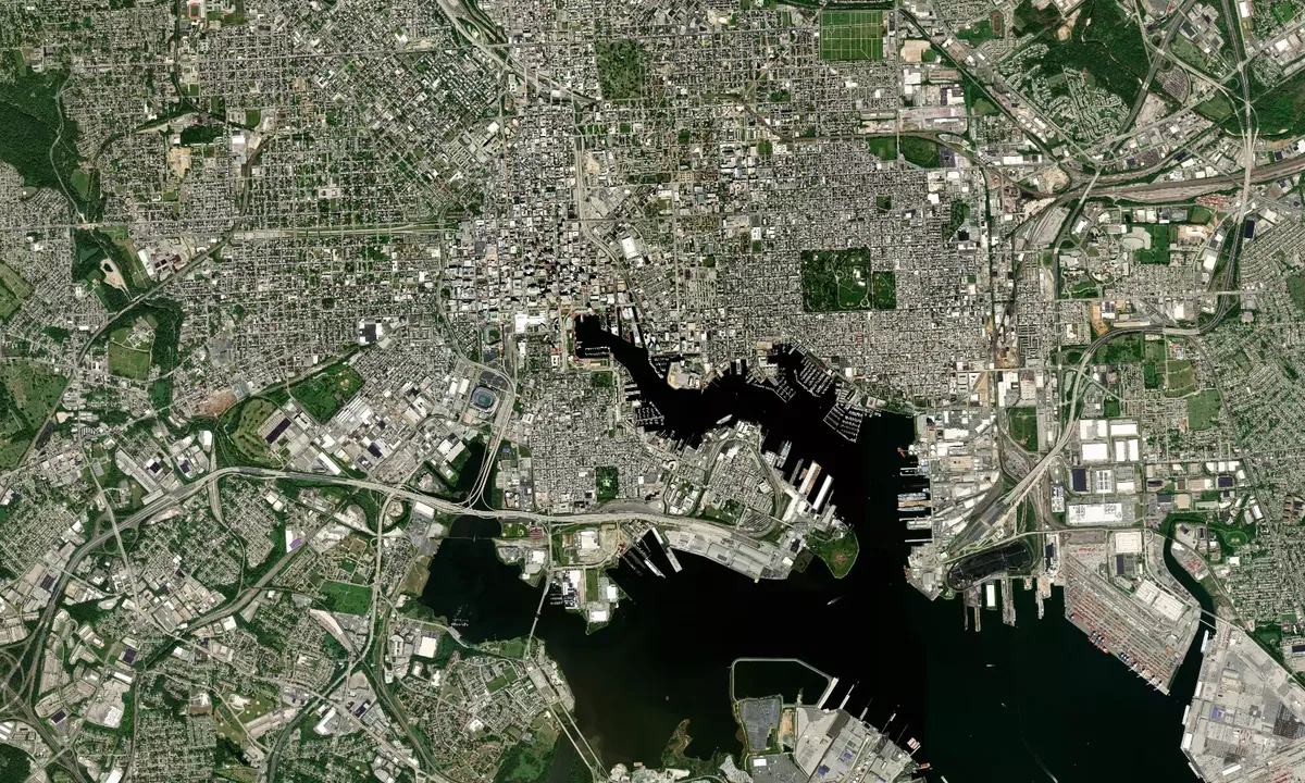 Flyfoto av HarborView Marina