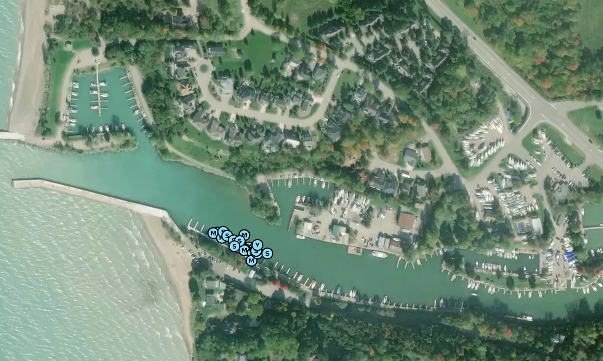 Satelite image of Harbour Lights Marina - Huron
