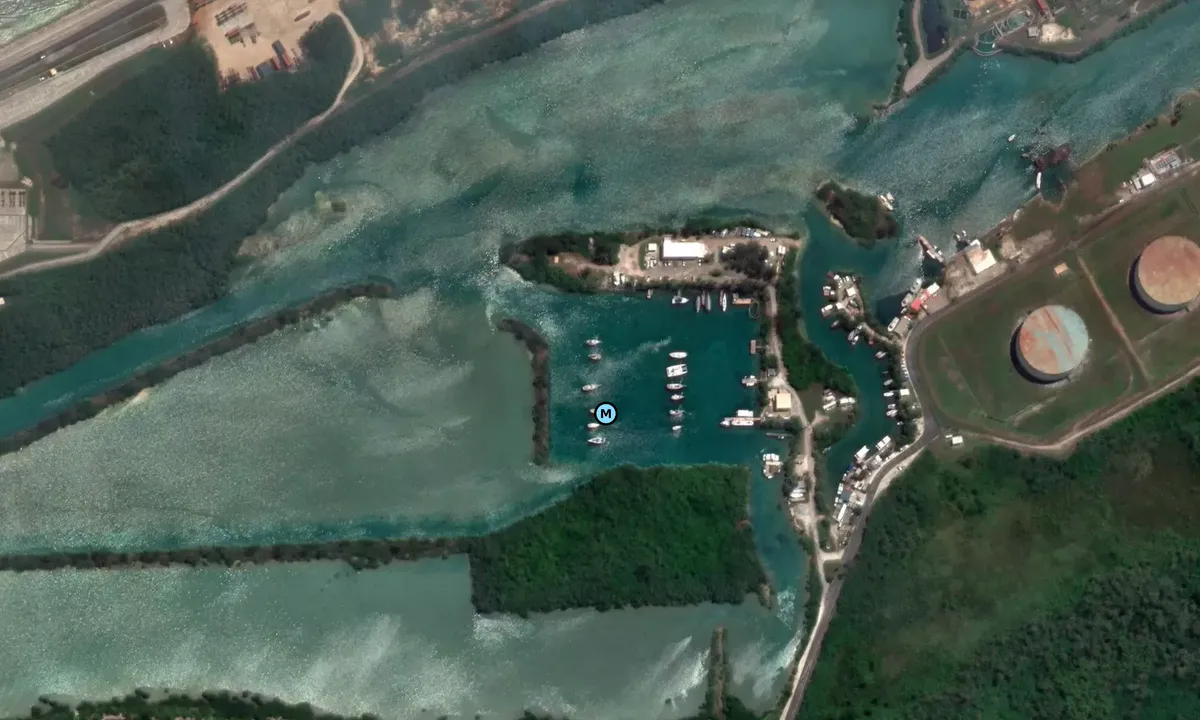 Satelite image of Harbour Refuge