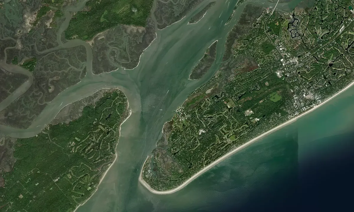Flyfoto av Harbour Town Yacht Basin - Hilton Head Island