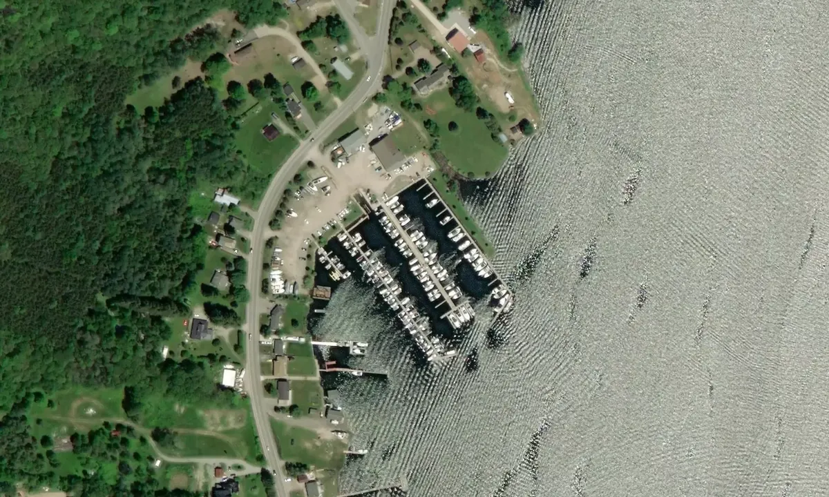 Satelite image of Harbour West Marina