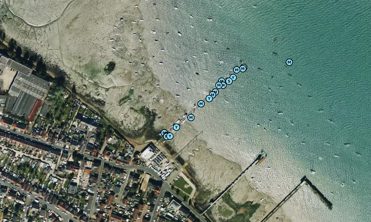 Satelite image of Hardway Sailing Club