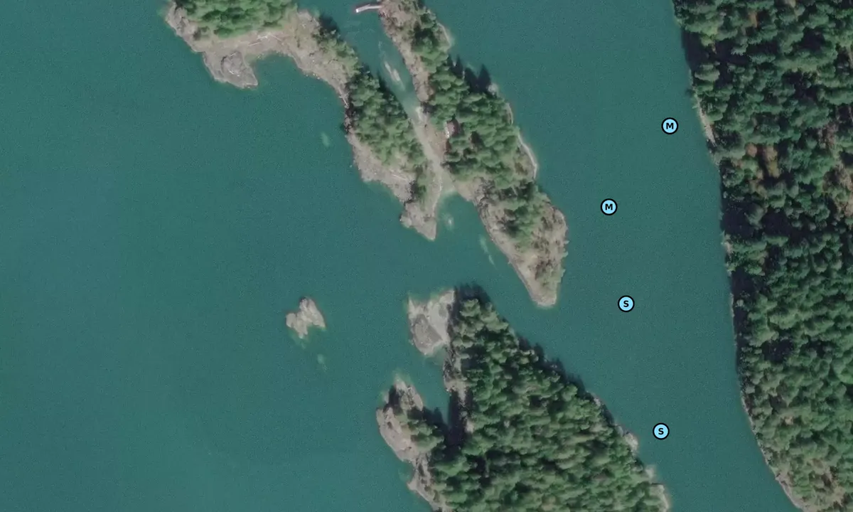 Satelite image of Harmony Islands