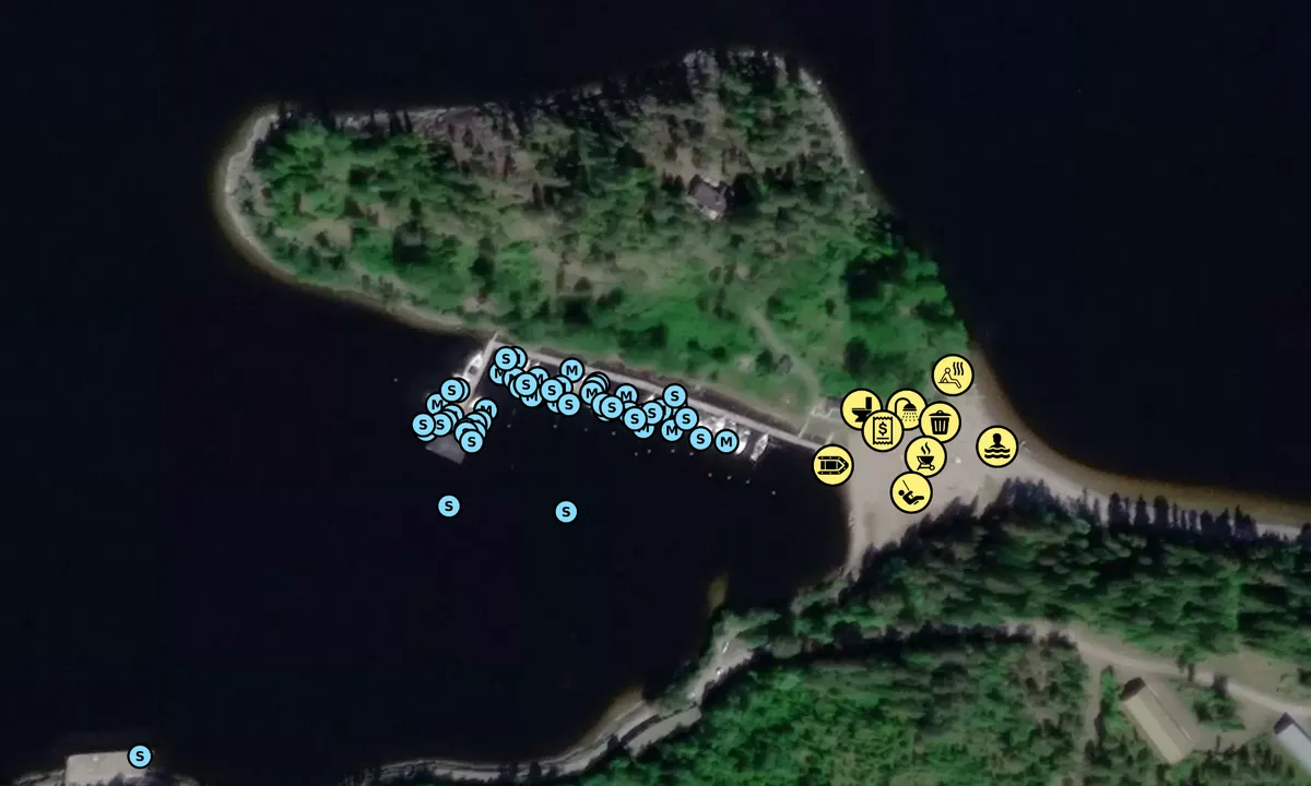 Satelite image of Härnösand - Lustholmen