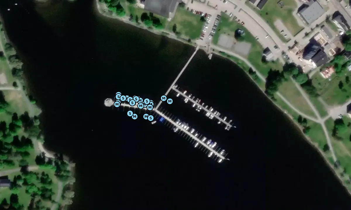 Satelite image of Härnösand - Södra sundet