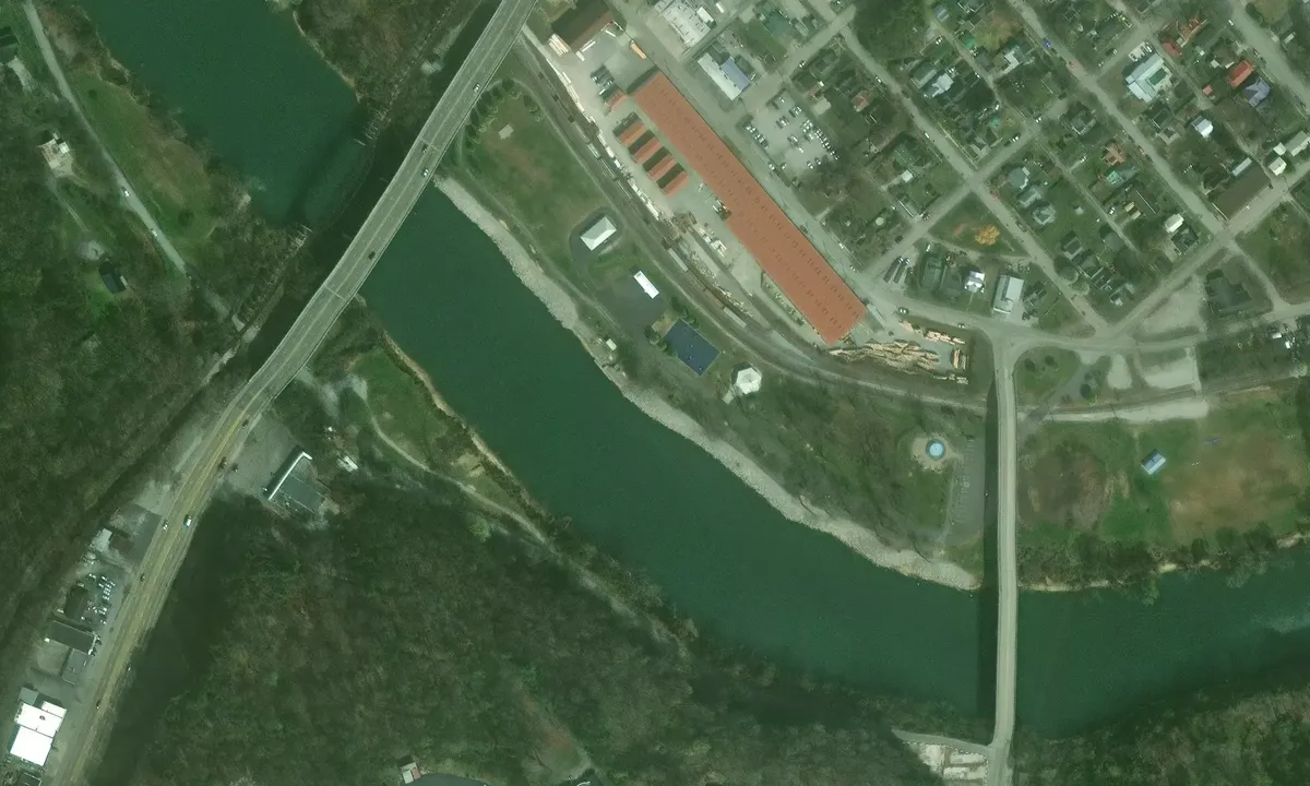 Satelite image of Harriman Town Dock