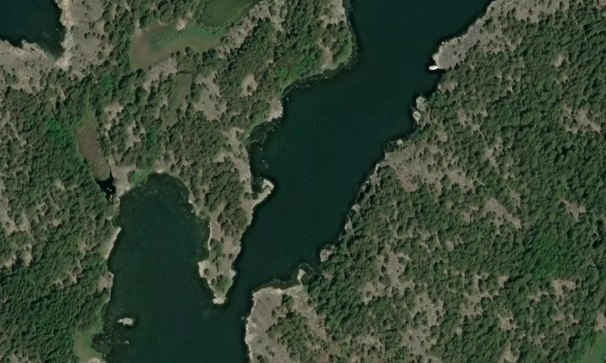 Flyfoto av Harstena - Flisfjärden
