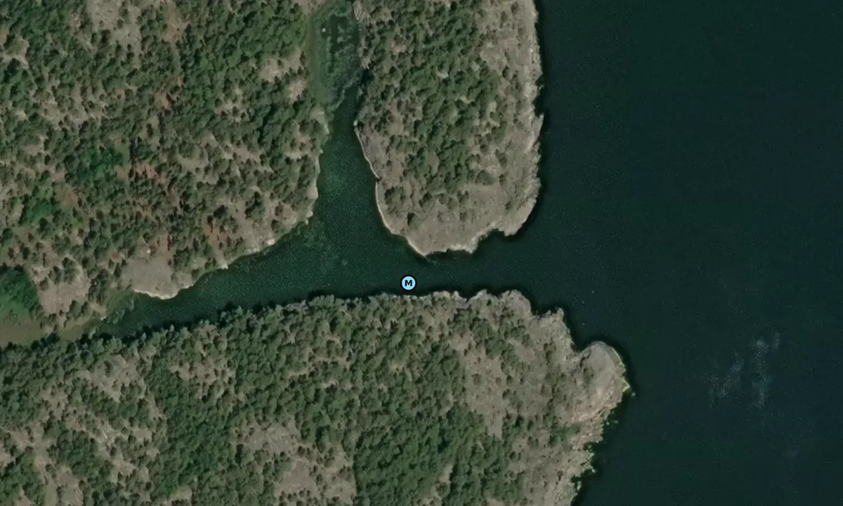 Satelite image of Harstena - Stora Hamnsundet - Iskär